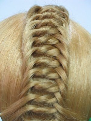 Плетение из узлов косичек Плетение из узлов косичек