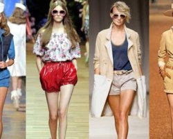 Модные шорты 2014 года: удобство, красота, практичность