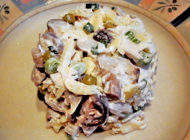рецепты вкусных салатов из жареных шампиньонов рецепты вкусных салатов из жареных шампиньонов