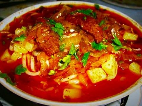 Шурпа из говядины с помидорами рецепт