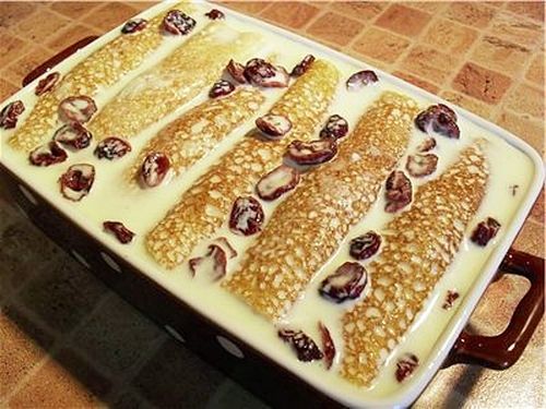 Блинчики с творогом и сметаной и рецепт 36