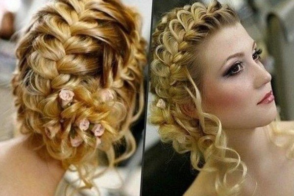 праздничные прически фото