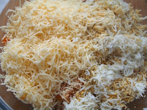 салат мимоза рецепт с консервой пошаговый рецепт с фото