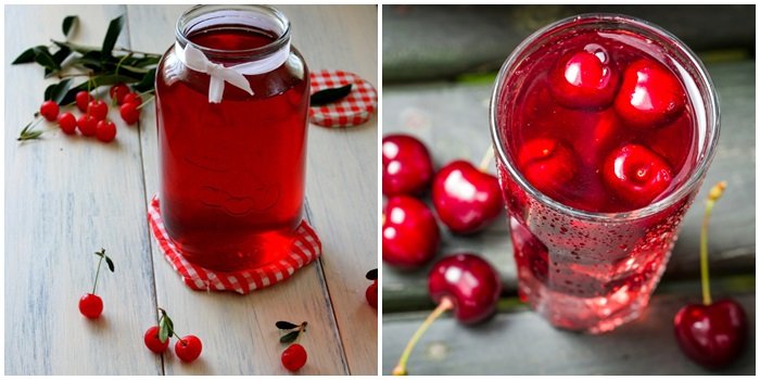 Компот из вишни с косточкой и без косточек на каждый день в кастрюле и мультиварке Компот из вишни с косточкой и без косточек на каждый день в кастрюле и мультиварке
