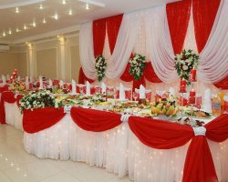 Украшение свадебного зала: стильные варианты декора