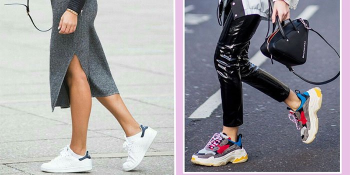Модные кроссовки – тренд 2018: где купить и как носить