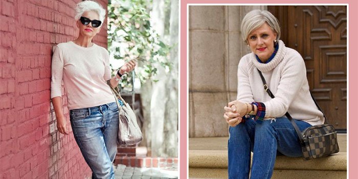 Как стильно носить джинсы после 50: эти правила важно знать